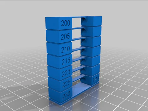 Температурная башня — подбор оптимальной температуры для материала