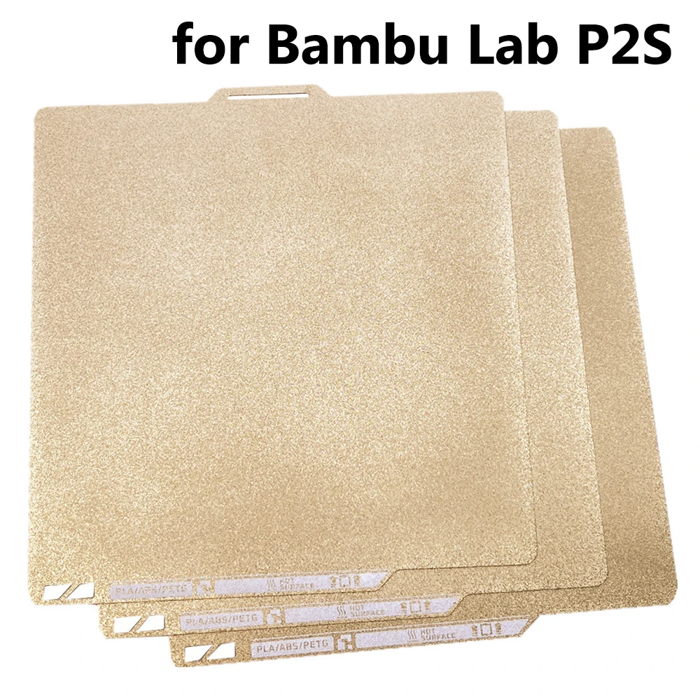 PEI Build Plate 257x257mm Thickened 0.5mm for Bambu Lab P2S 2