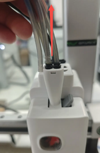 Снятие трубок PTFE с печатающей головы перед подачей TPU напрямую
