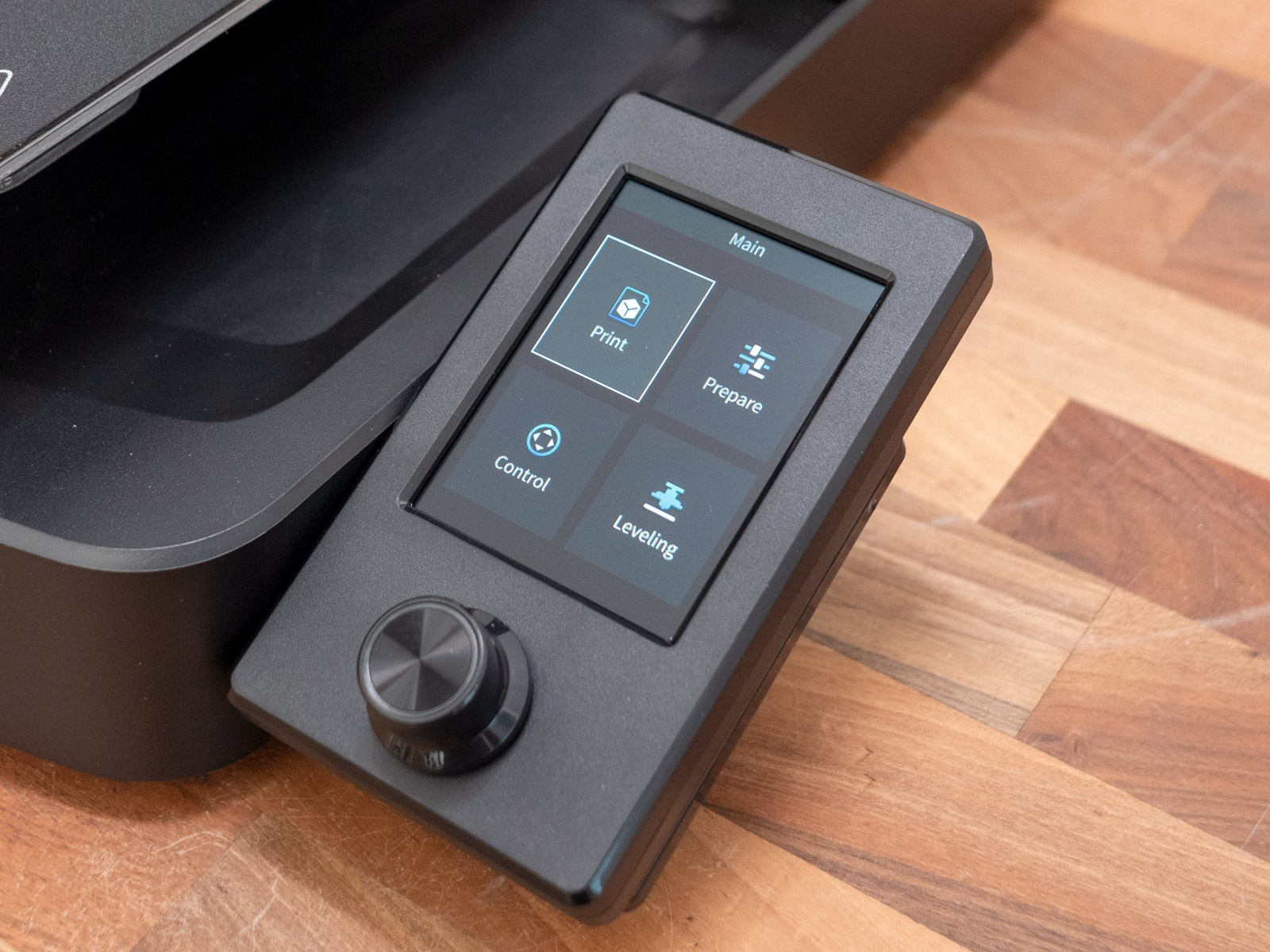 3.2-дюймовый экран Ender 3 V3 SE с колёсиком