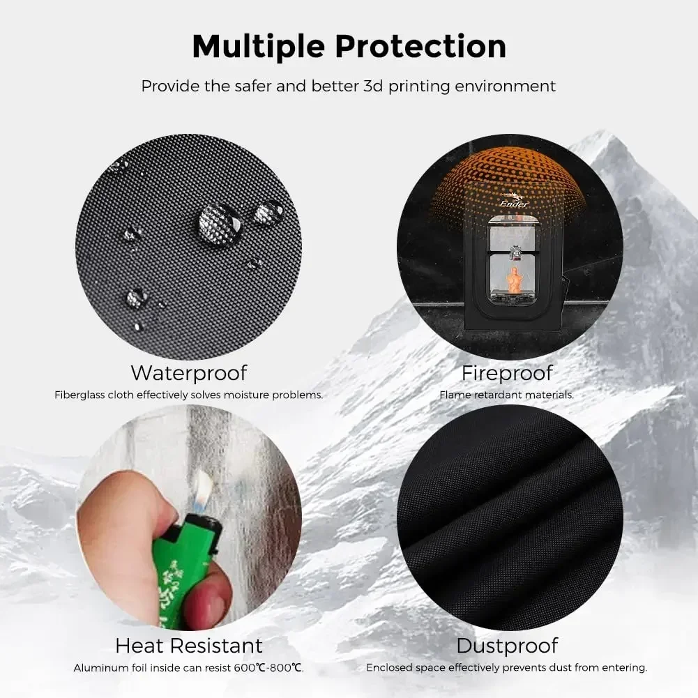 Камера Creality Ender 550×650×750 мм огнестойкая для V3/Hi 5