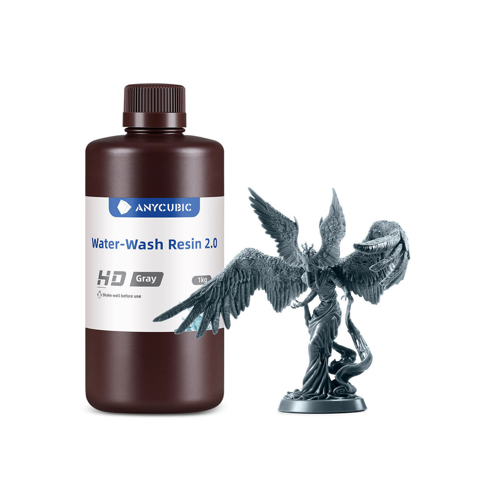 Anycubic Water-Wash Resin — водосмываемый фотополимер 405 нм 2