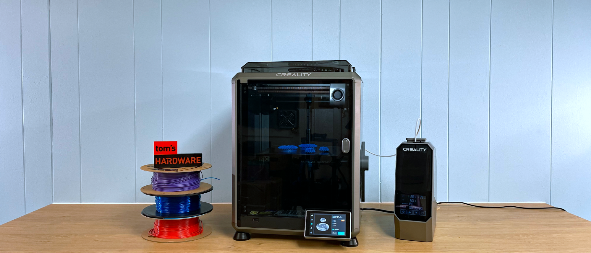 Creality K1C — закрытый CoreXY с быстросъёмным закалённым соплом Unicorn
