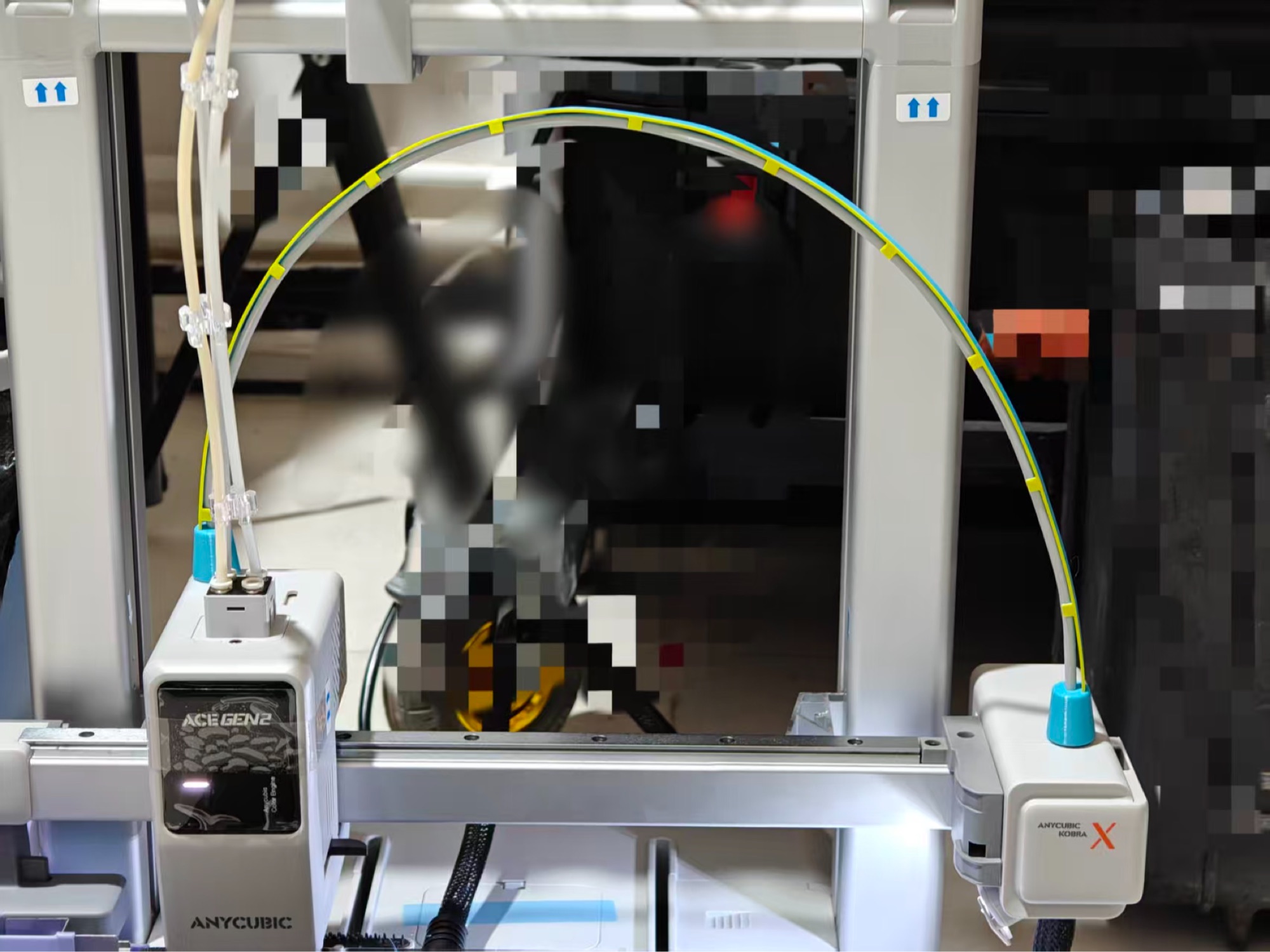 Фиксатор шлейфа печатающей головки Anycubic Kobra X