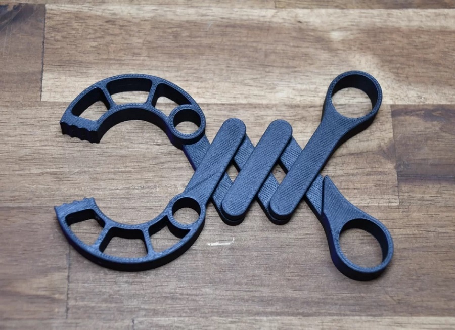 Функциональная печать: гибкий спиральный инструмент, напечатанный на K1C