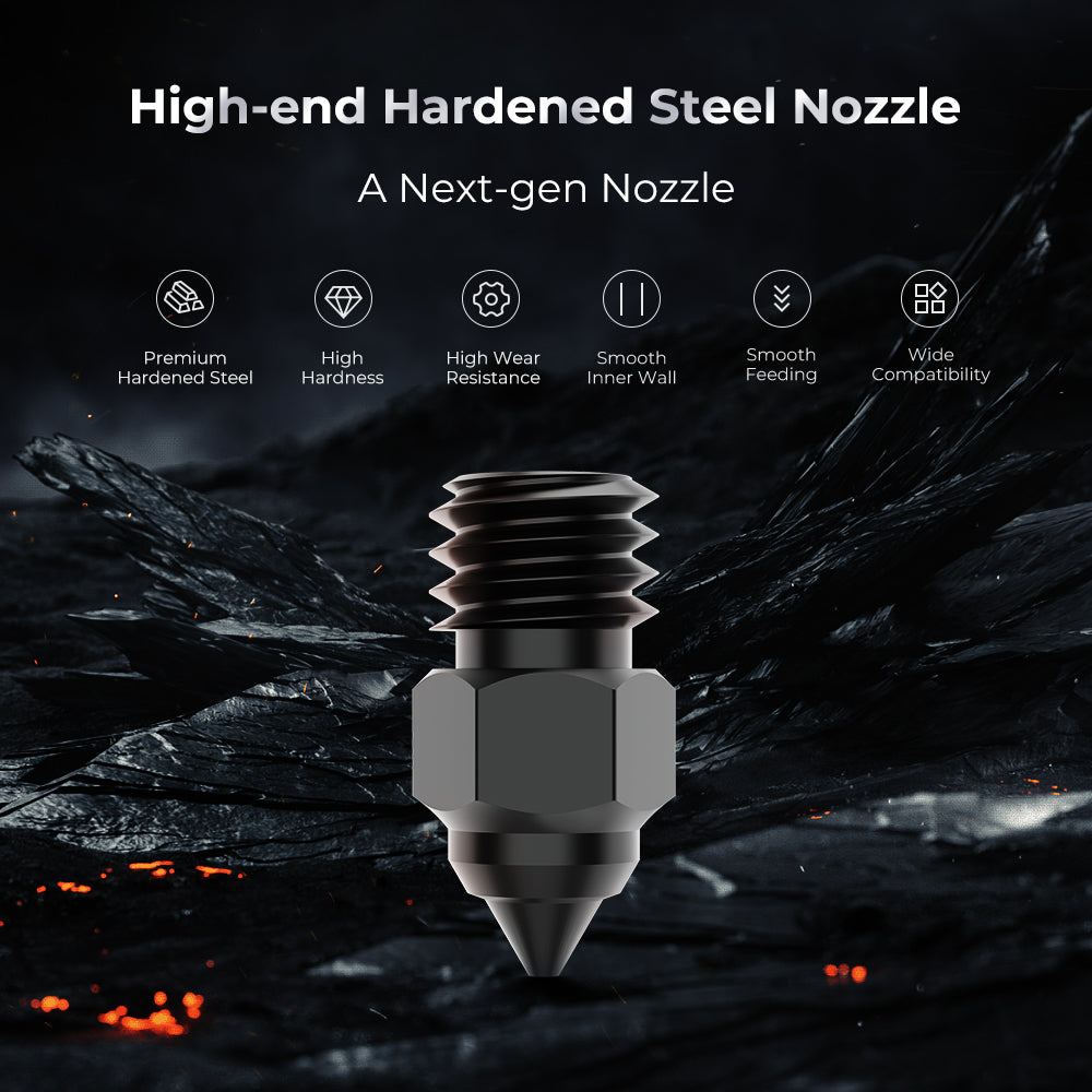 Creality High-End Hardened Steel Nozzle Kit for K1 / Ender 3 V3 2