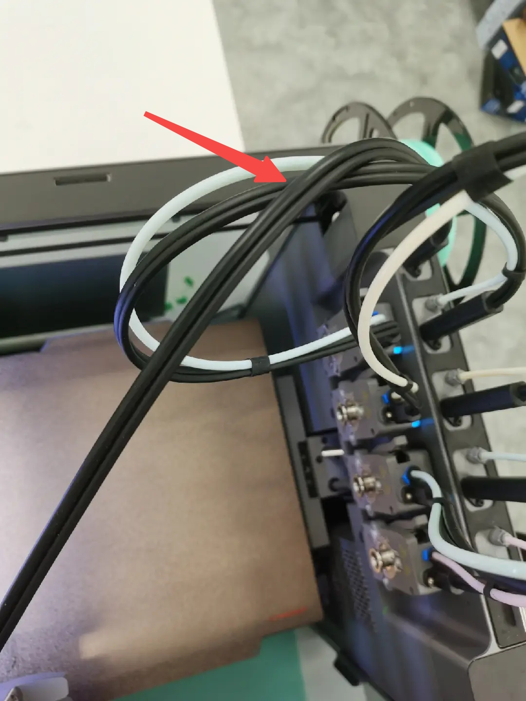 Flashforge Creator 5 carriage cable pressing on the T4 toolhead cable