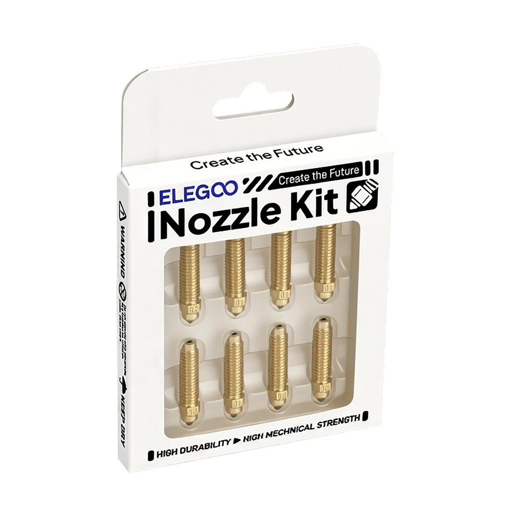 Elegoo 0.4 mm Brass Hardened Steel Nozzle Kit for Centauri Series 4