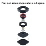 HULA Anti-Vibration Feet for Bambu Lab P2S 3
