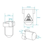 Creality Silicone Sock for K1 / K1 Max Hotend 3