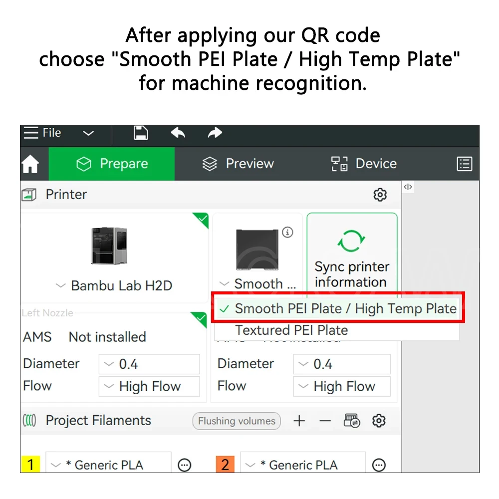 Стол для Bambu Lab H2D (сторонний) 4