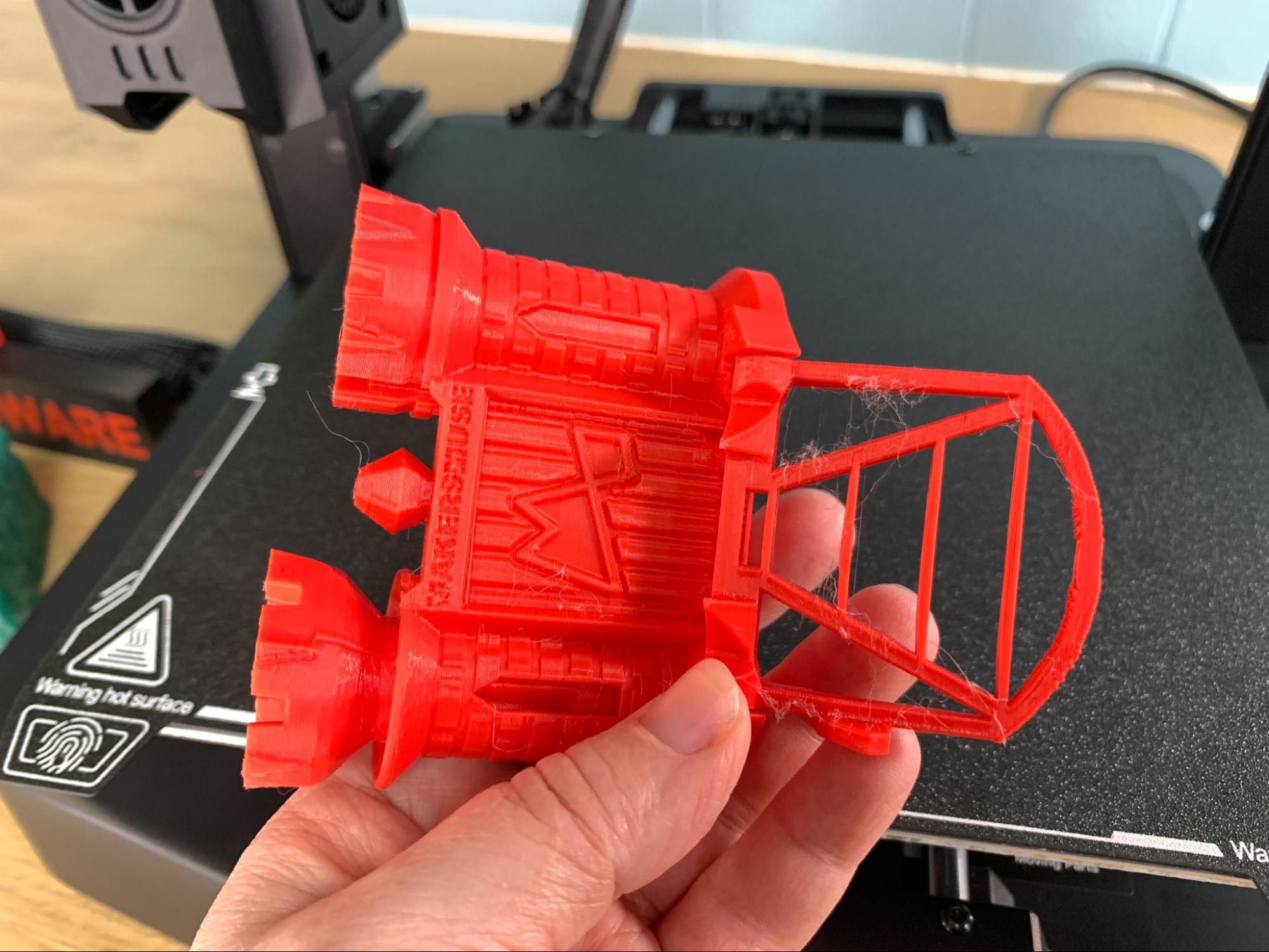 Maker's Muse Clearance Castle in Hyper PLA on the Ender-3 V3 KE