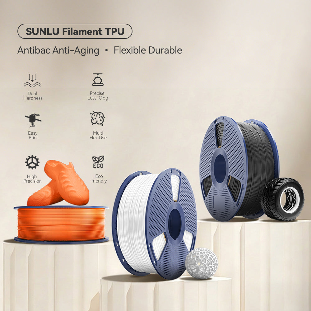 SUNLU TPU 90A/95A — гибкий филамент 2