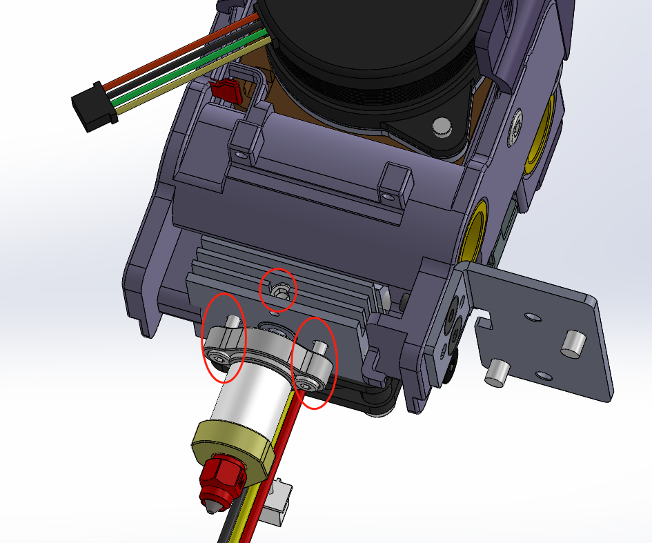 Разъём 3010 вентилятора на sub-board каретки K1 Max