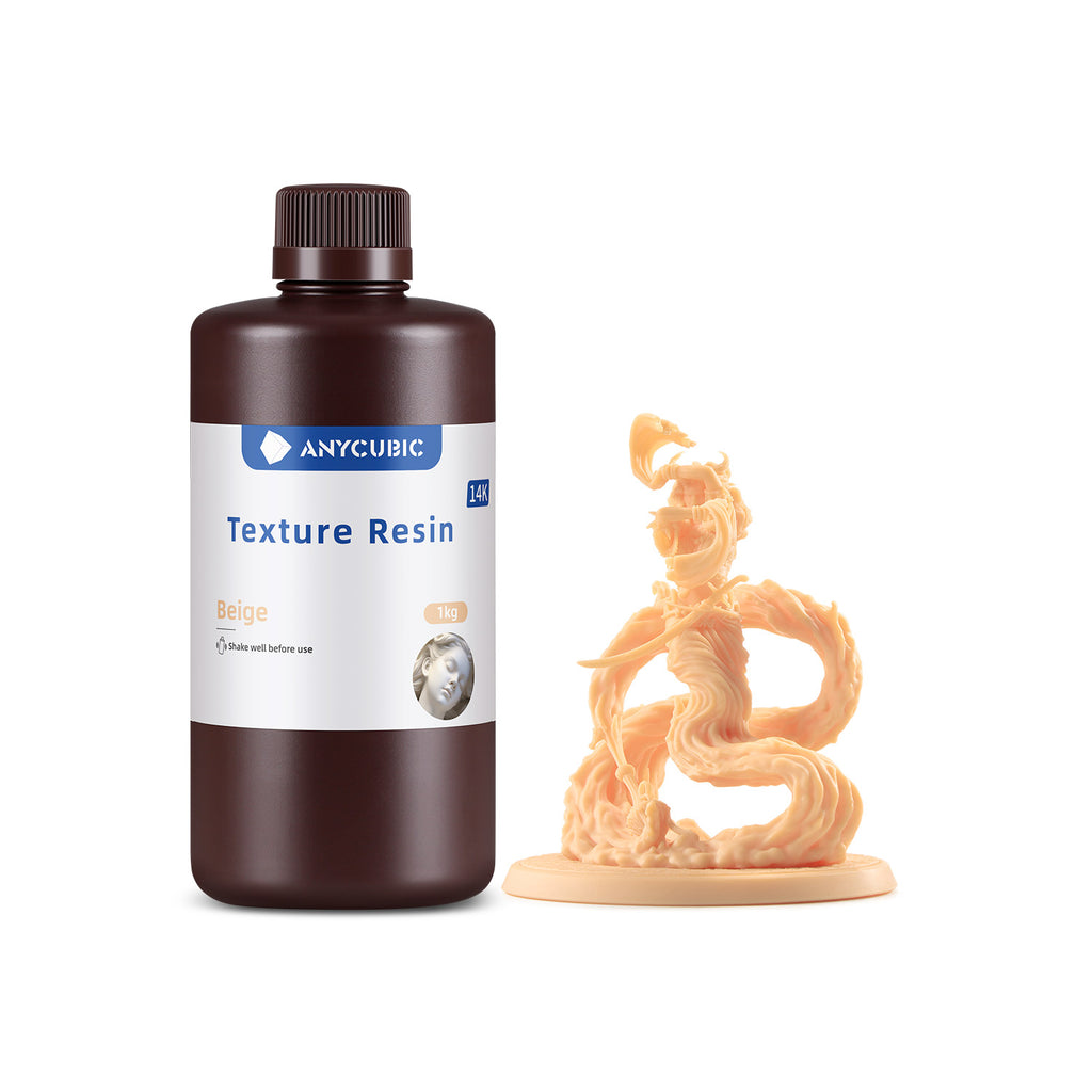 Anycubic 14K Texture Resin — матовый фотополимер: характеристики и цвета 2