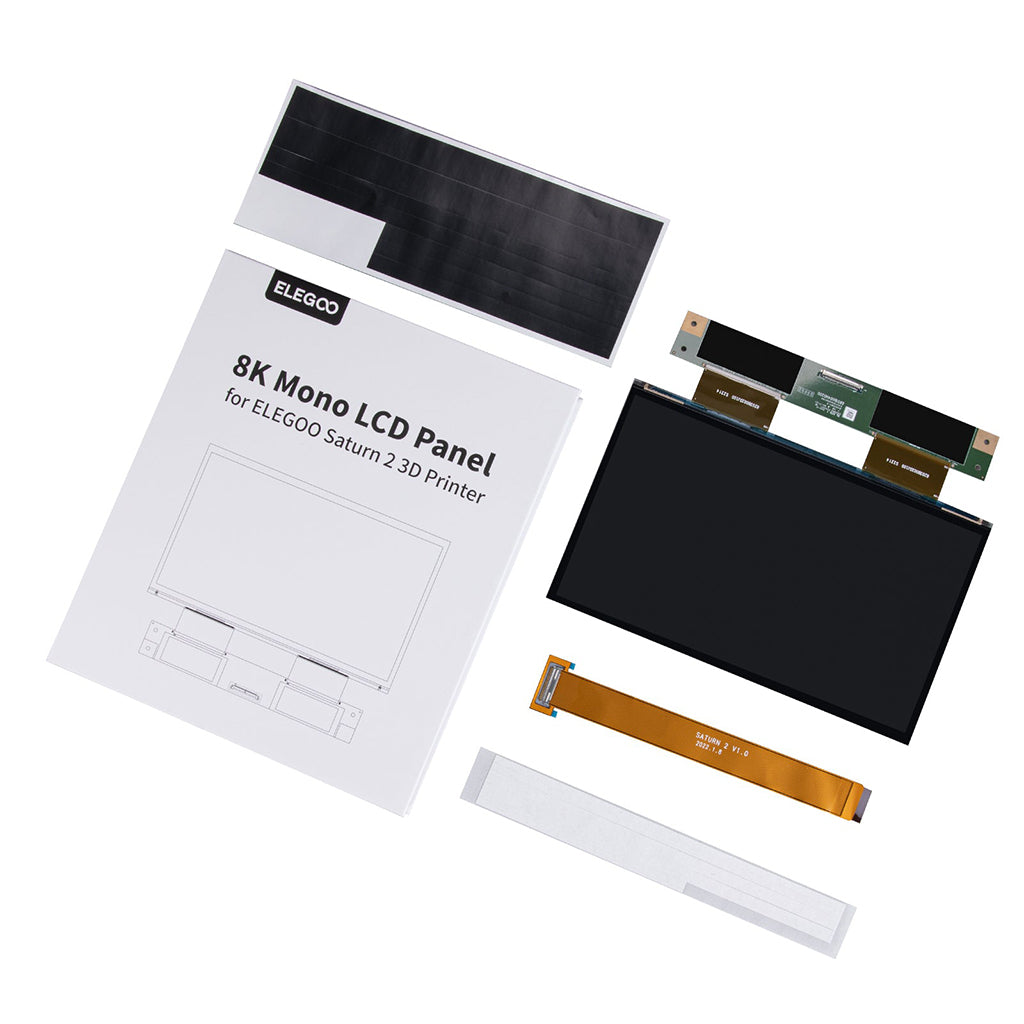 ELEGOO 10-inch 8K Mono LCD for Saturn 2 & Saturn 8K 2