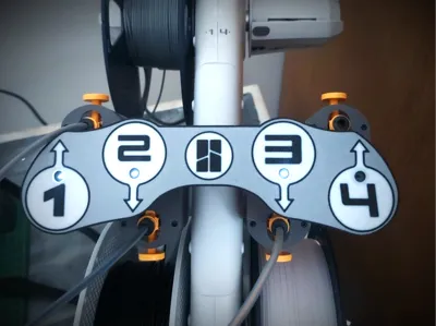 Пронумерованные метки для слотов AMS Lite