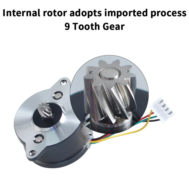 Мотор экструдера 36мм круглый шаговый Bambu Lab P1S/X1C