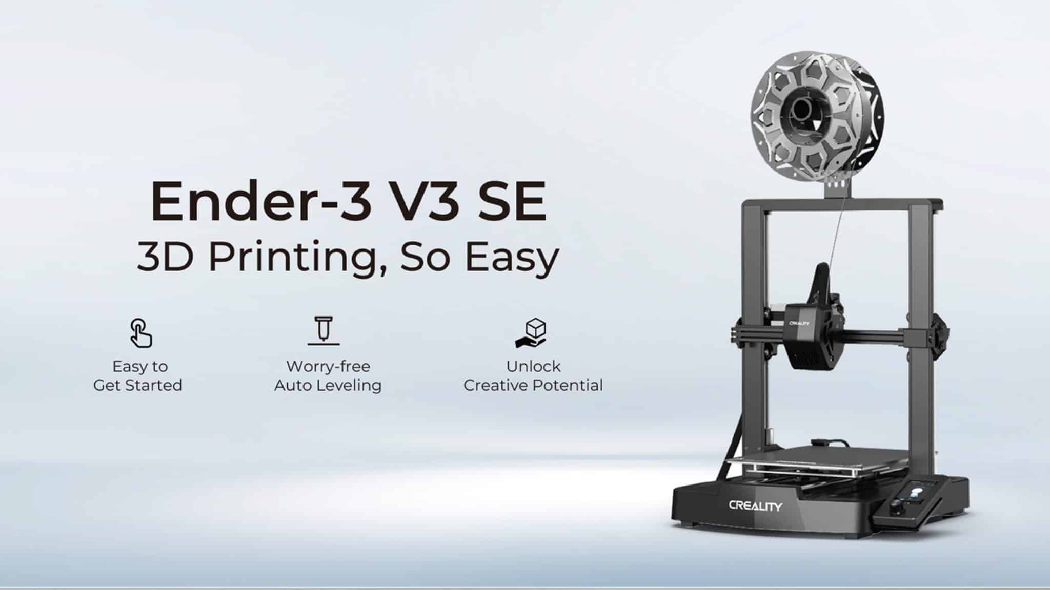 Ender 3 V3 SE под управлением Klipper с подключённым Raspberry Pi