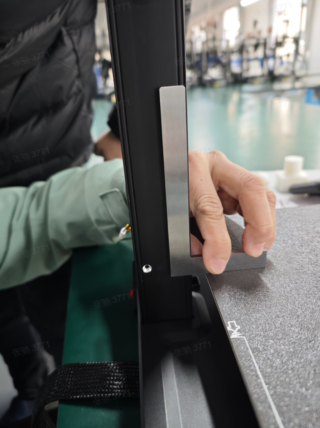 Замер перпендикулярности профиля к платформе