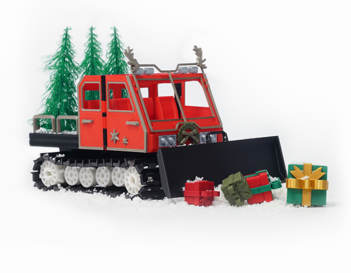 Многоцветная модель, напечатанная на A1