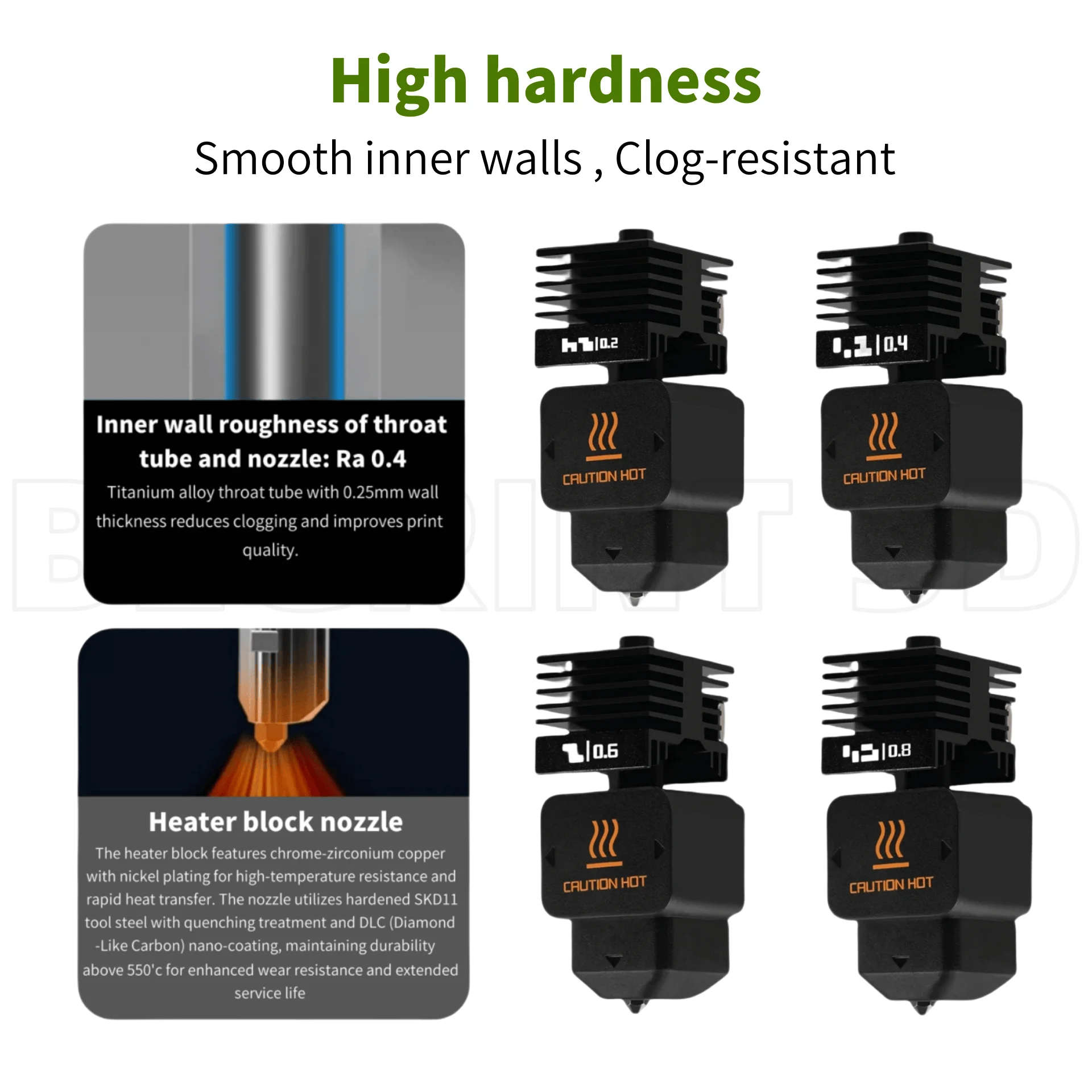 Набор хотендов H2 для Bambu Lab H2C / H2D / H2S (сторонний) 5