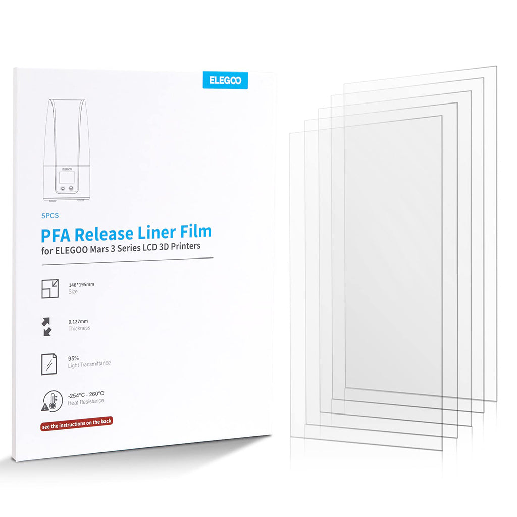 ELEGOO PFA Release Film for Mars 3 & Mars 3 Pro (5 Pcs)