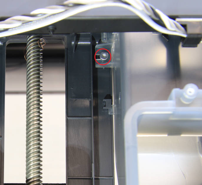 Removing rear panel for MC Board access