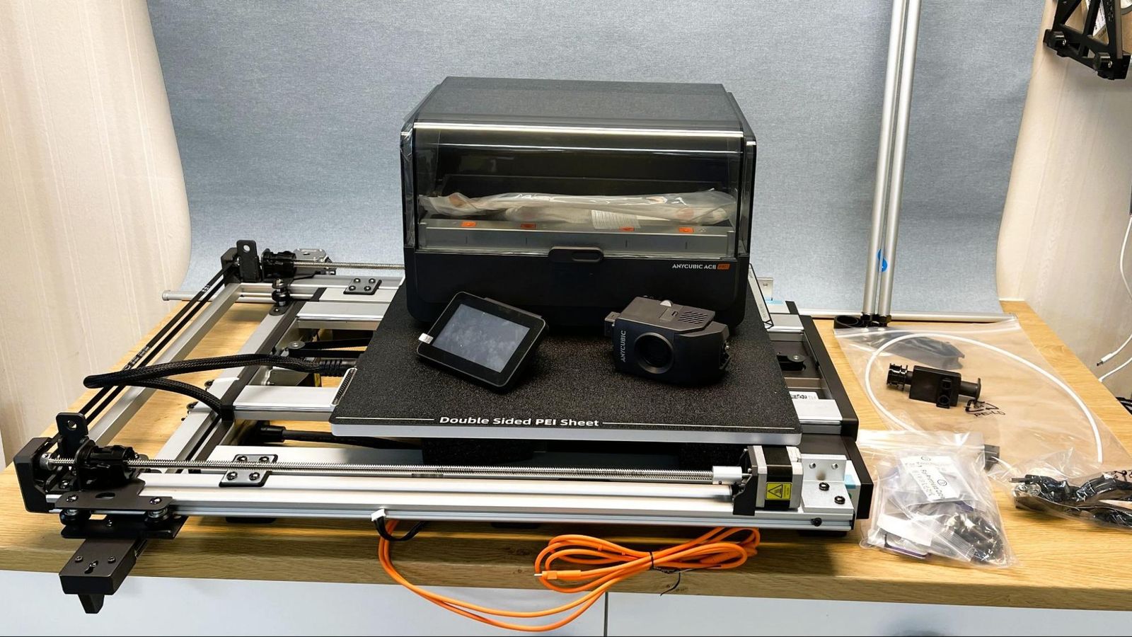 Комплектация Anycubic Kobra 3 Max Combo при распаковке
