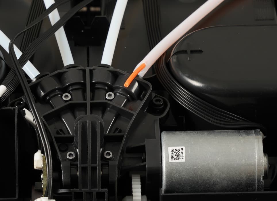 Износ PTFE-трубки на стороне internal hub