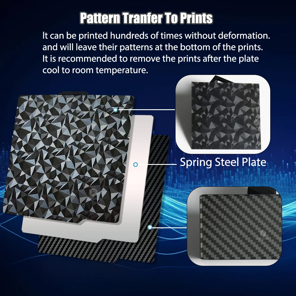 Стол PEI гладкий для Bambu Lab P1S/X1C/A1 4