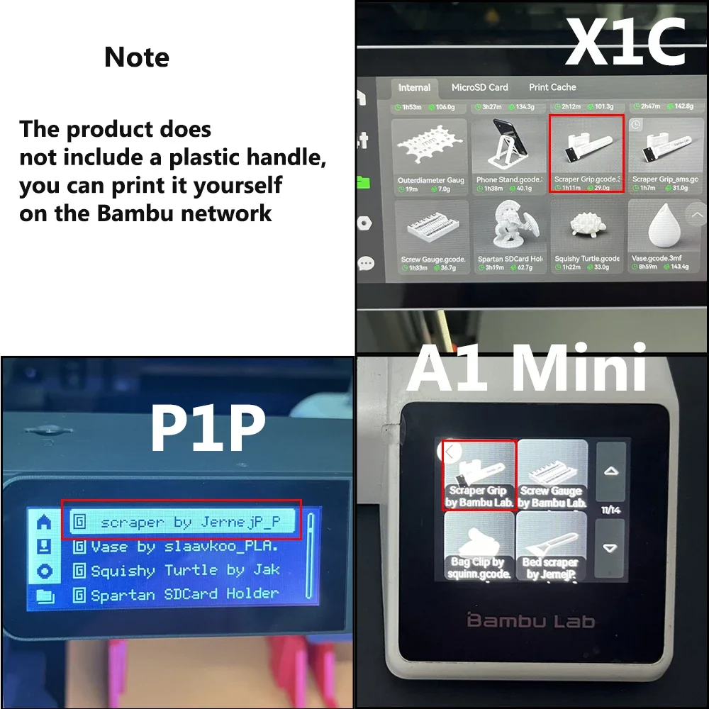 Сменные лезвия для скребка Bambu Lab 6