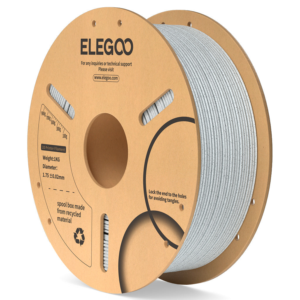 ELEGOO PLA Marble — мраморный филамент PLA с каменной текстурой