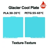 Glacier Cool Build Plate Double-Sided for Bambu Lab A1/P1/P2/X1 1