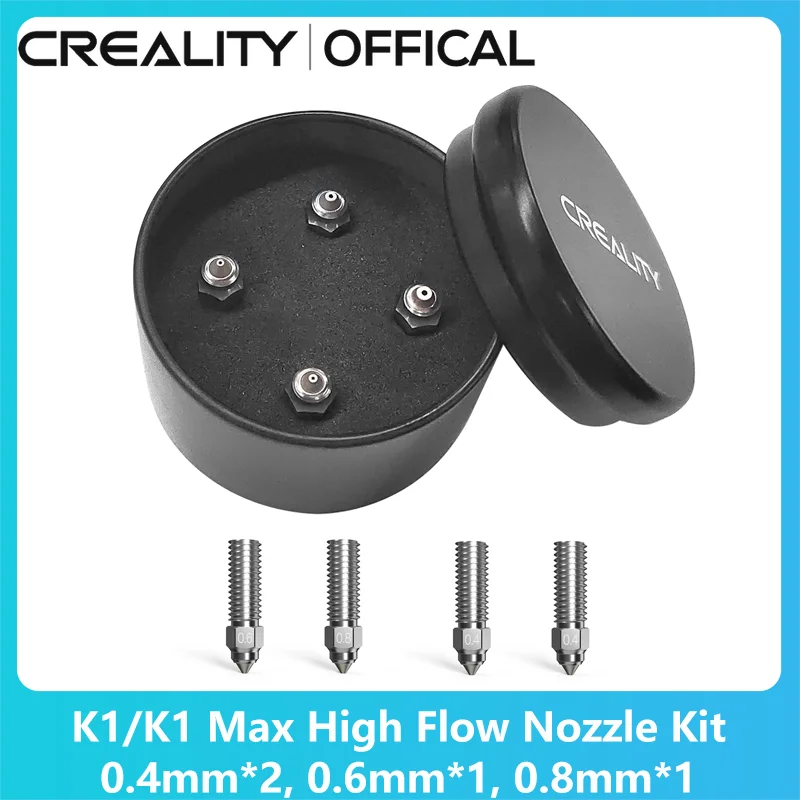 Набор из 4 биметаллических сопел Creality K1 / K1 Max (0.4mm) 2