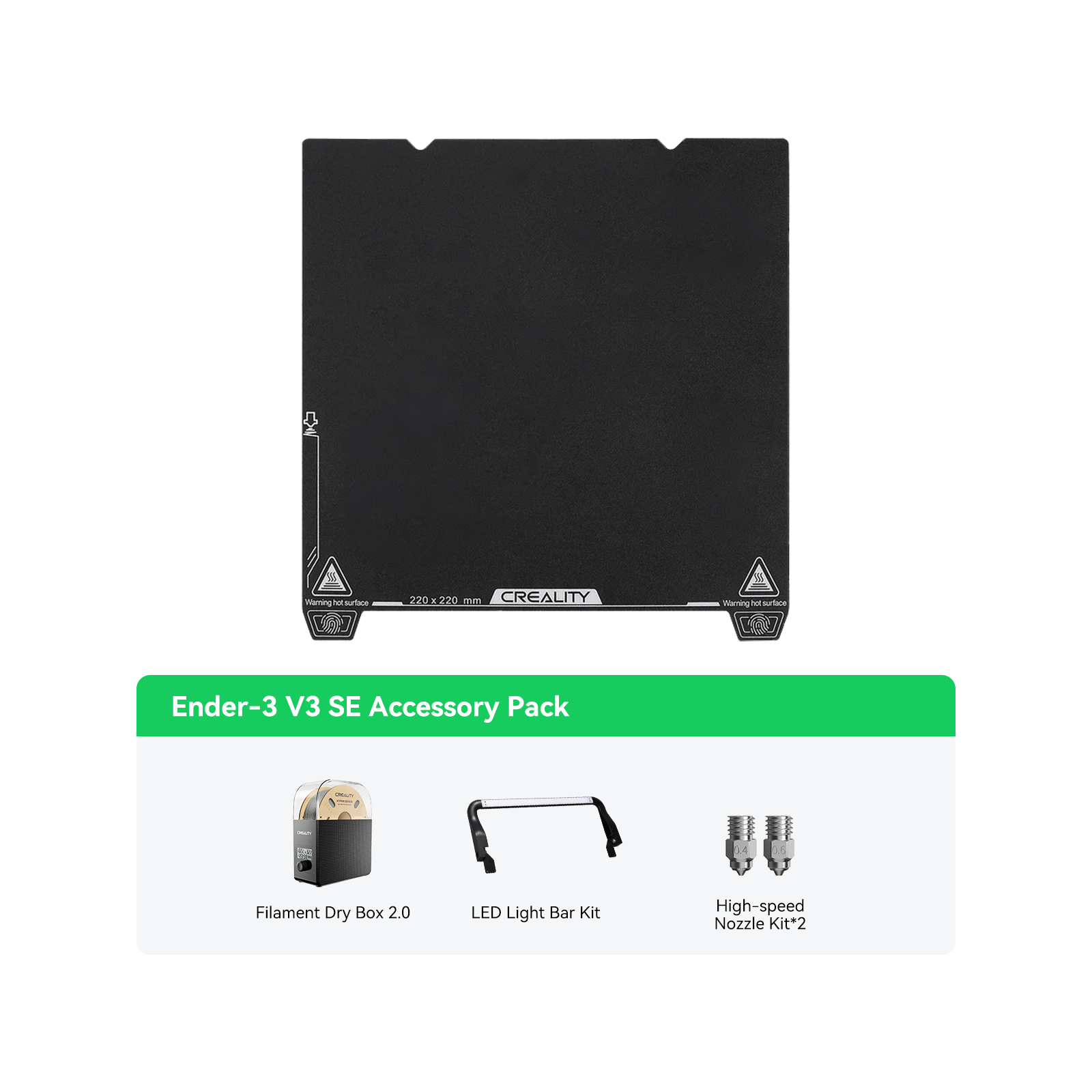Расширенный набор аксессуаров Creality для Ender 3 V3 SE