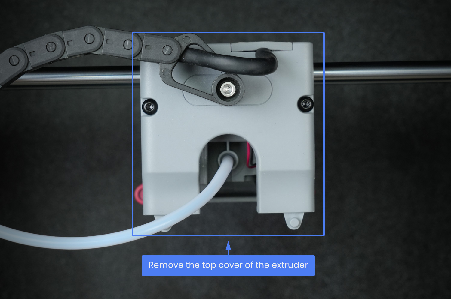 Переподключение кабеля экструдера