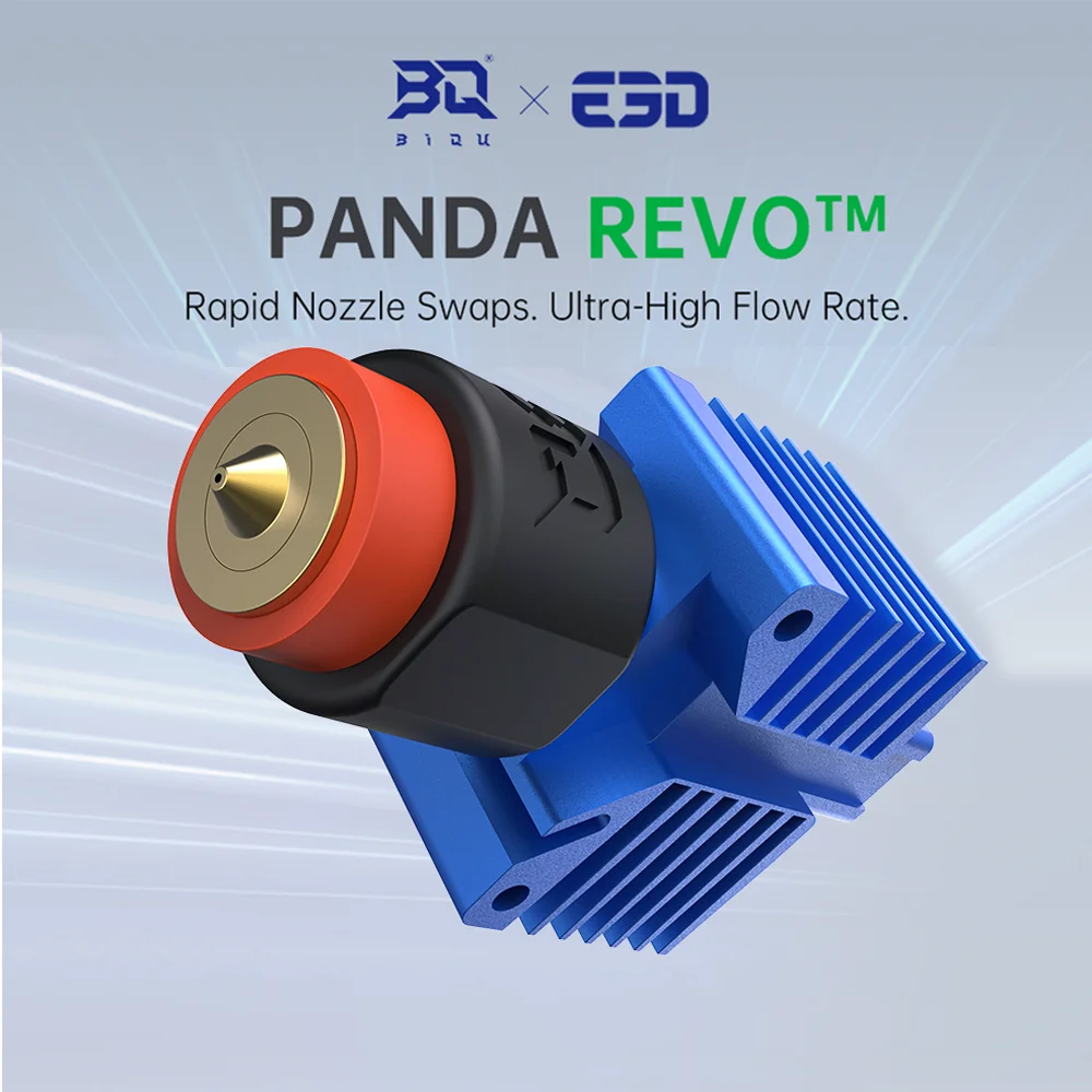 Хотенд BIGTREETECH Panda Revo E3D для Bambu Lab P1S/P1P/X1C — 60W HeaterCore