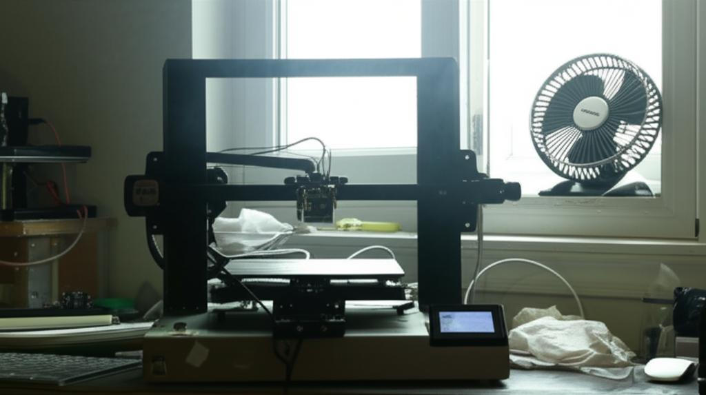 Варианты вентиляции для SLA-принтера