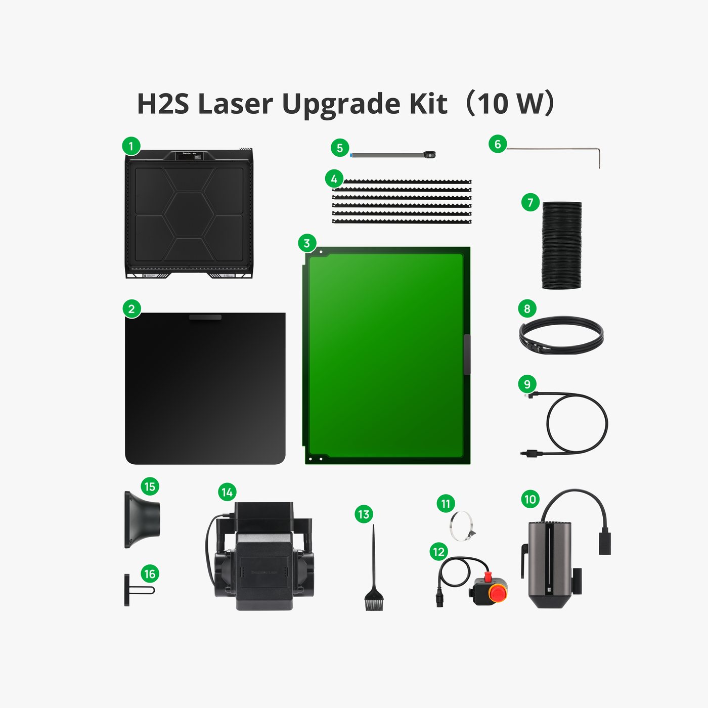 Комплект Laser Upgrade Kit Bambu Lab — лазерный модуль и обвязка