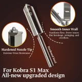 Nozzle with Silicone Sock for Anycubic Kobra S1 Max: quick-install 2