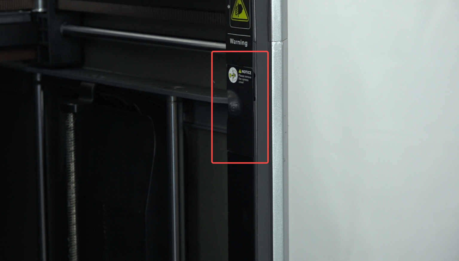 Расположение AI-камеры в корпусе K2 Plus и доступ к креплению