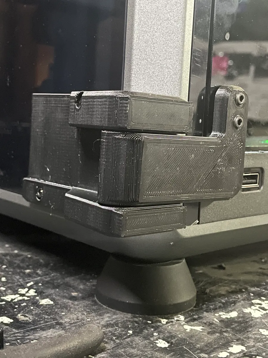 Печатные петли 270° на K1 Max — дверь распахнута