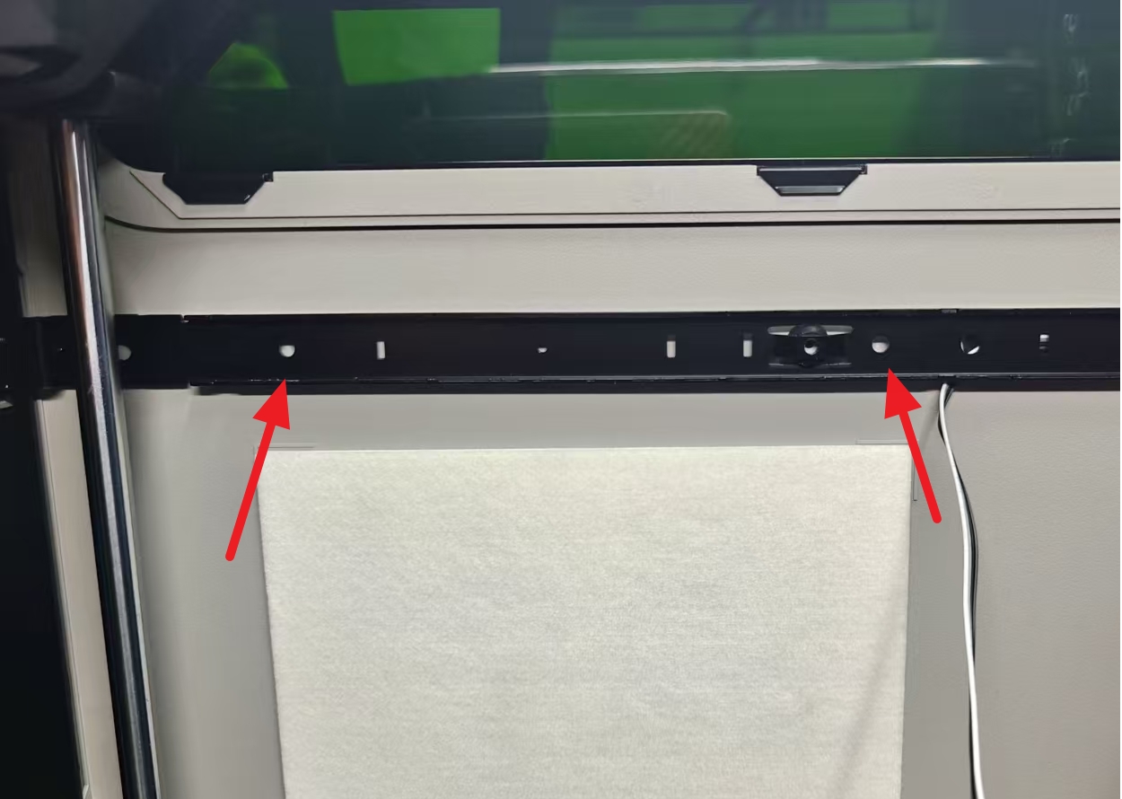 Правильно установленный auxiliary part cooling fan