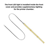 Bambu Lab P2S LED Strip Clear Lighting for 3D Printer 3
