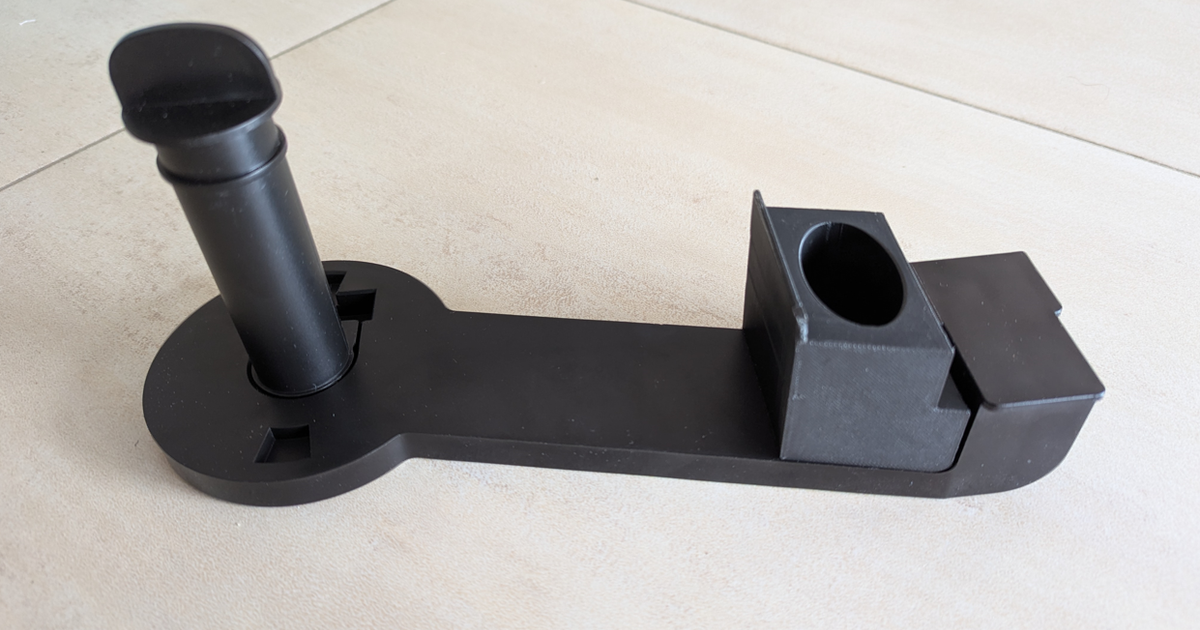 QIDI Q1 Pro spool holder with a printed stiffener
