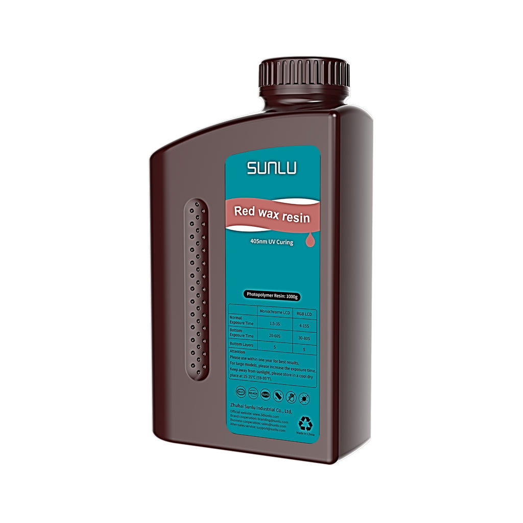 SUNLU Red Wax Resin — выгораемый фотополимер 1 кг