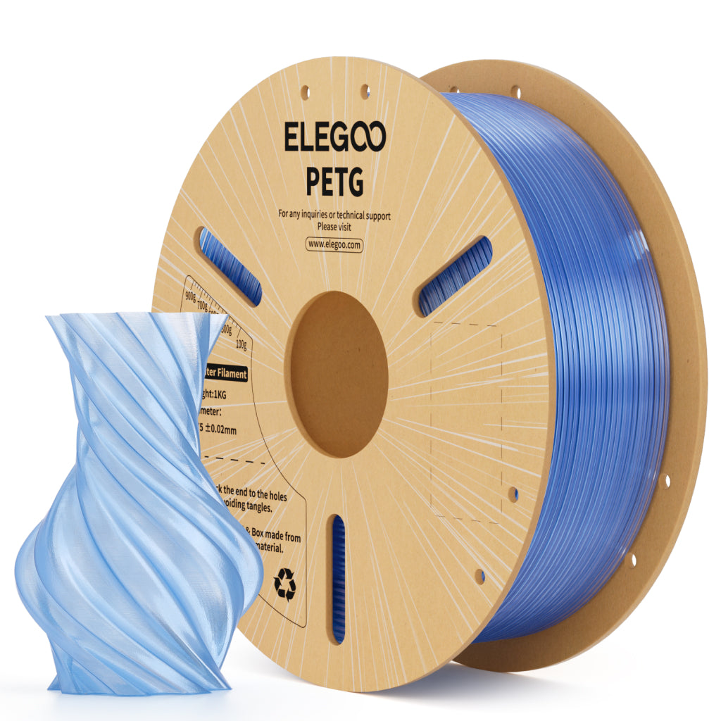 ELEGOO PETG Translucent — полупрозрачный филамент PETG
