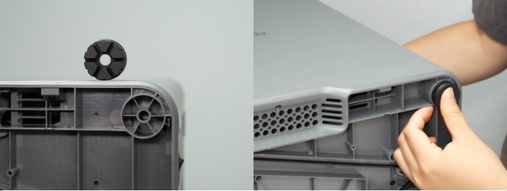 Процесс установки Floating Damper Feet