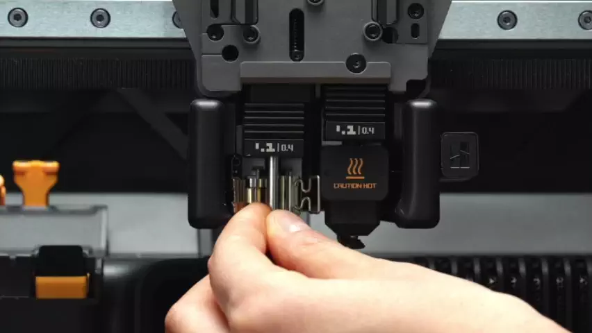 Правильное защёлкивание клипсы хотенда H2S